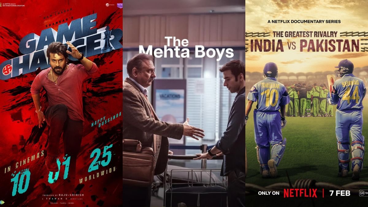 OTT Releases This Week (Feb 3 - Feb 9): Game Changer, The Mehta Boys, Bada Naam Karenge, and More