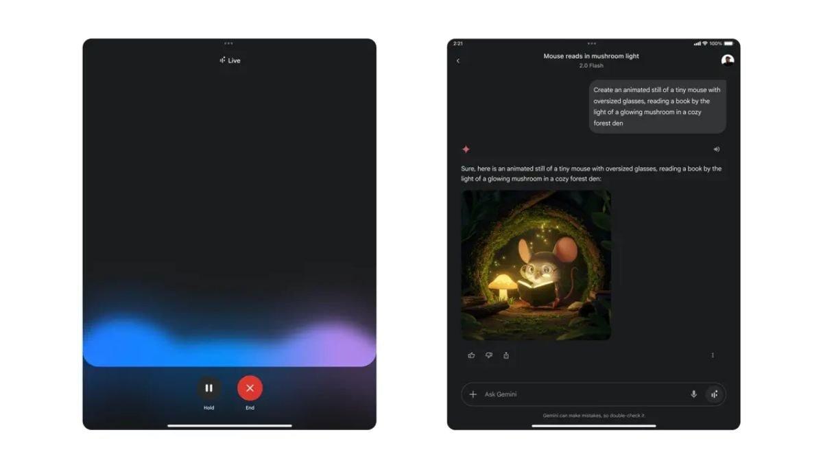 Google Launches Gemini App for iPad With Gemini Live, AI Image Creation Features